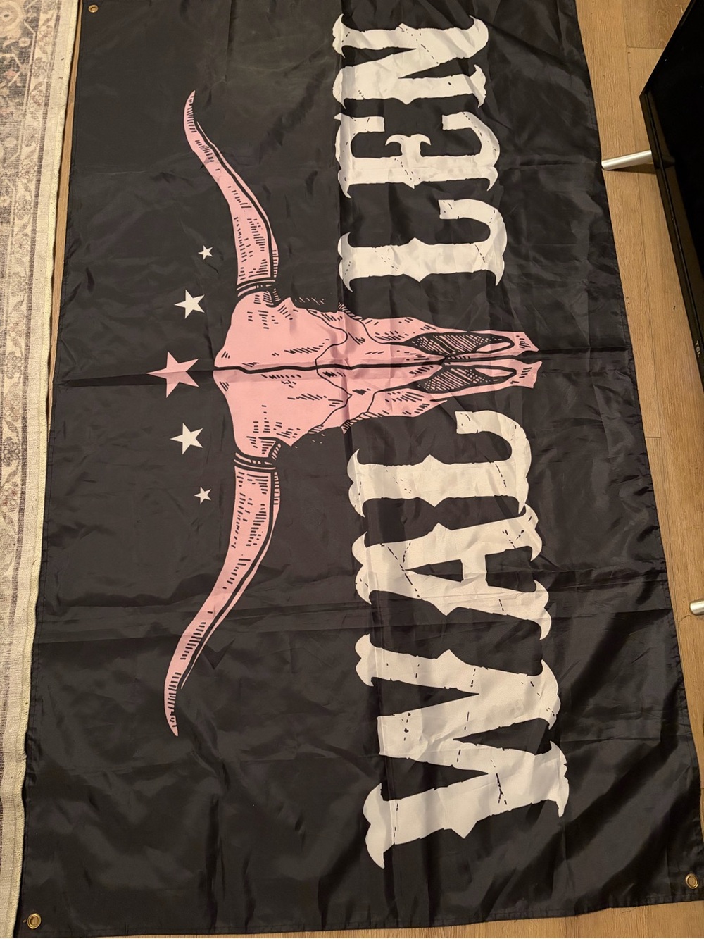 Morgan Wallen wall flag